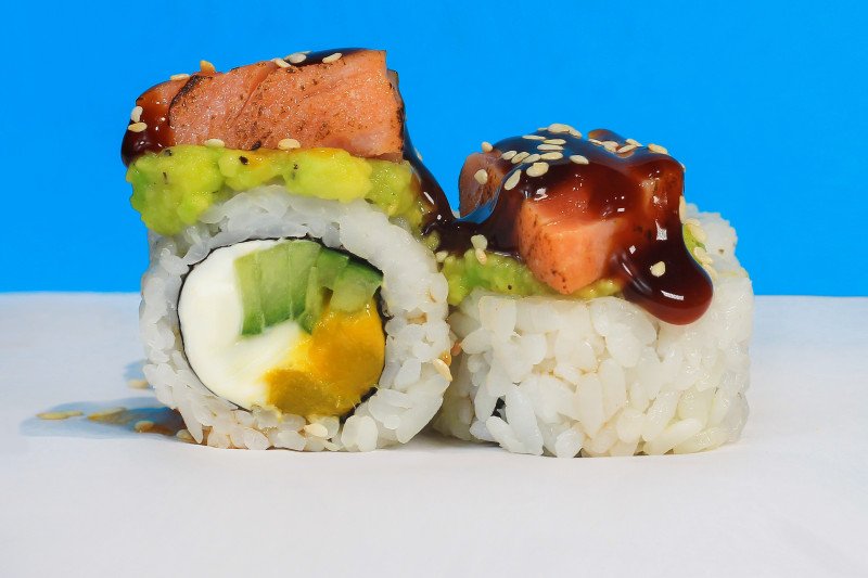 Татаки с лососем