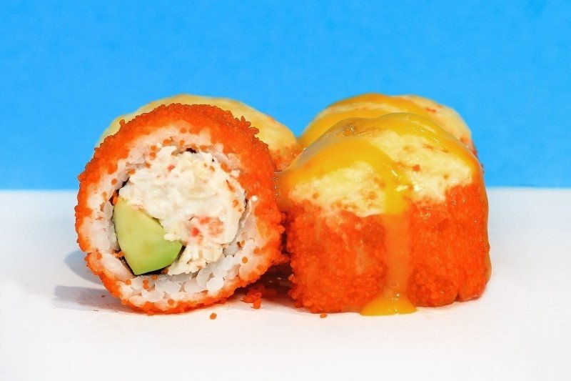 Запеченный Краб с Манго соусом