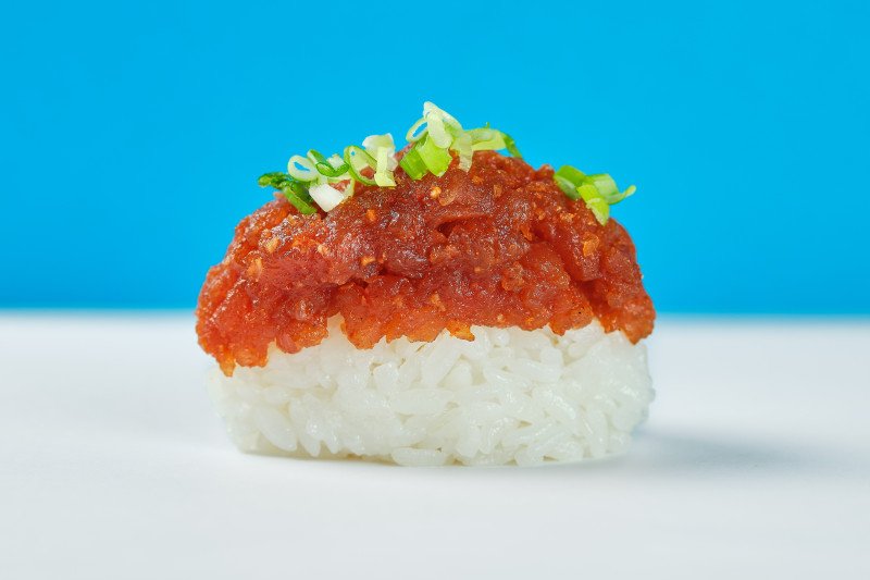 Рубленный тунец кимчи