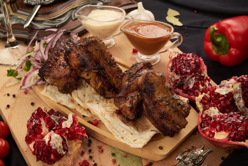 Шашлык из филе куриной грудки