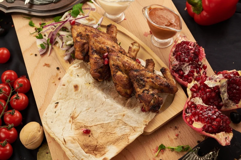 Шашлык из куриных крылышек