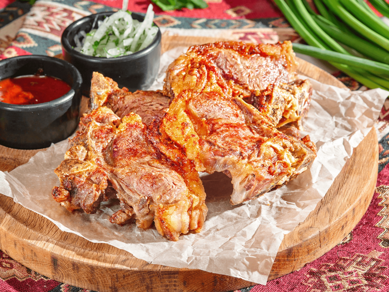 Антрекот из баранины большая порция