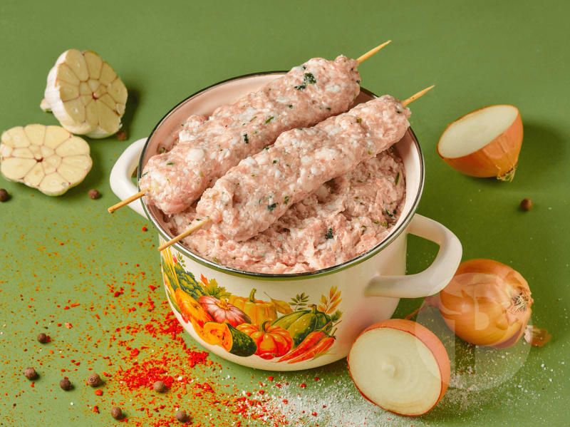 Люля из курицы маринад