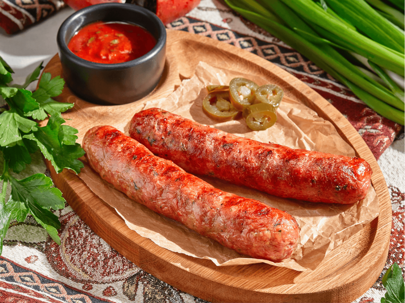 Колбаски Рыжего Мастера говяжьи