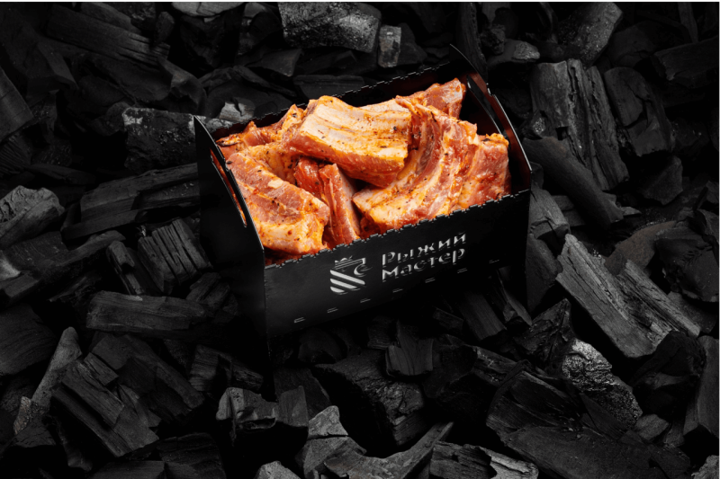 Свиные ребрышки маринад, 1 кг