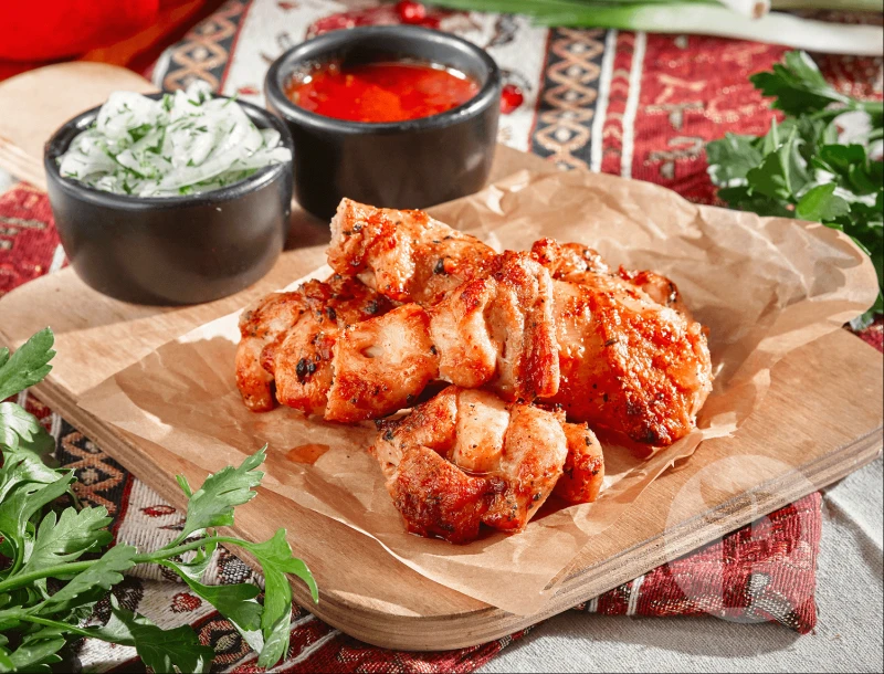 Шашлык из бедра куриного