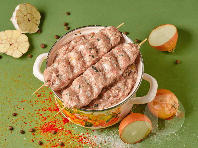 Люля из говядины маринад