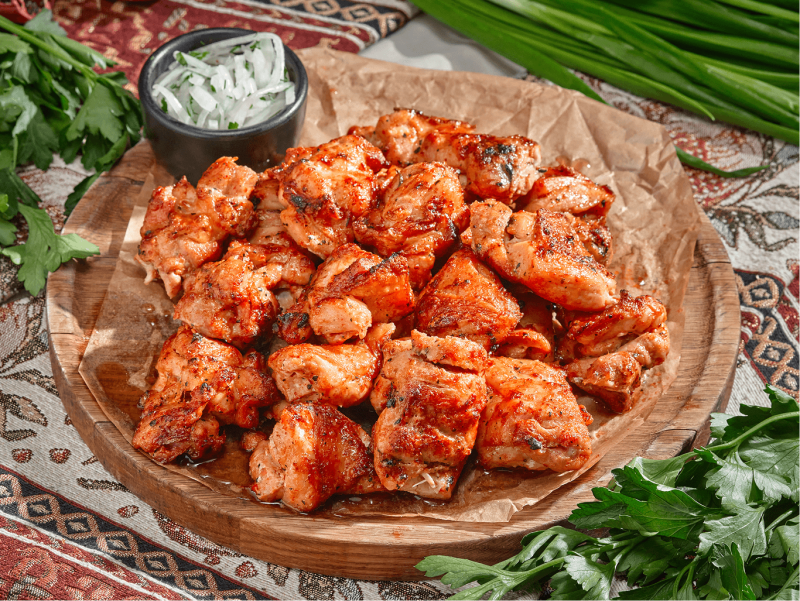 Моно-набор "1кг Шашлыка из филе бедра куриного" со скидкой 15%