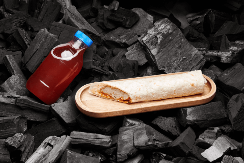 Комбо люля-кебаб из баранины в лаваше + морс брусника