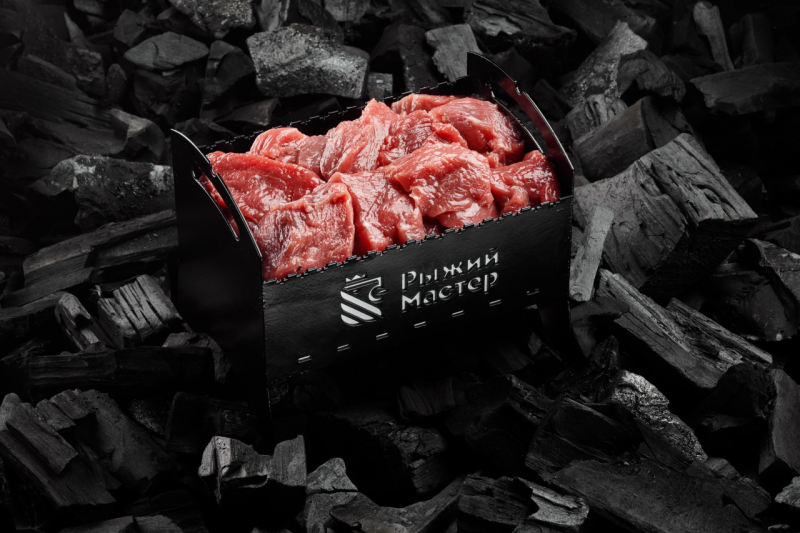 Шашлык из говядины толстый край в маринаде