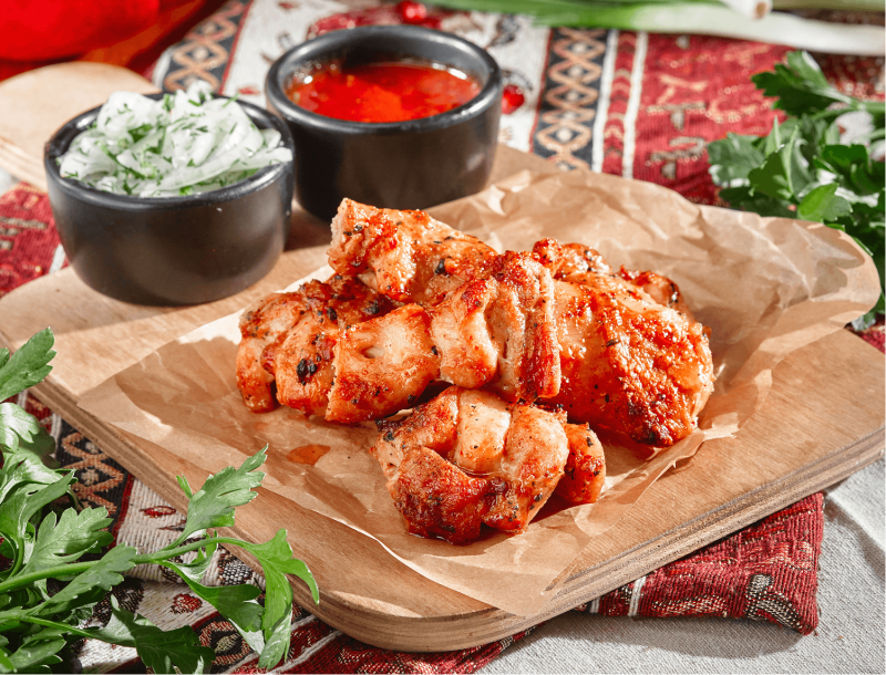 Шашлык из бедра куриного