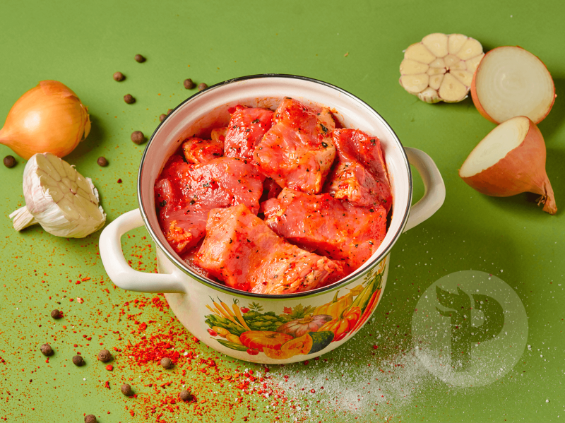 Шашлык из свинины в маринаде