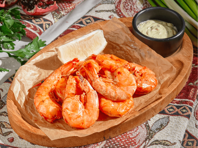 Креветки в панцире