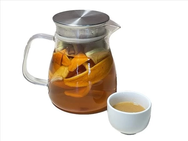 Пряный чай с зеленым яблоком