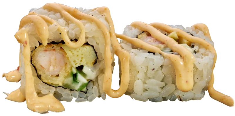 Ролл с креветкой темпура