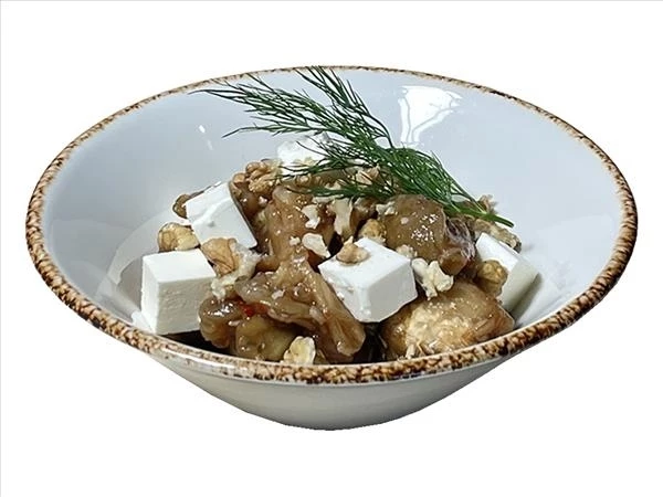 Баклажаны с сыром и орехами