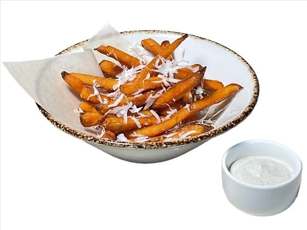 Батат фри с пармезаном