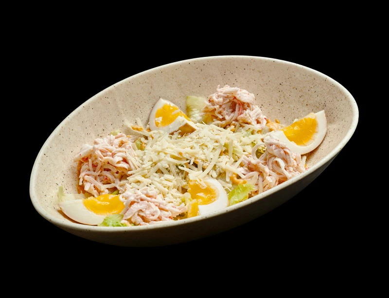 салат Крабовый с яйцом Аджитама