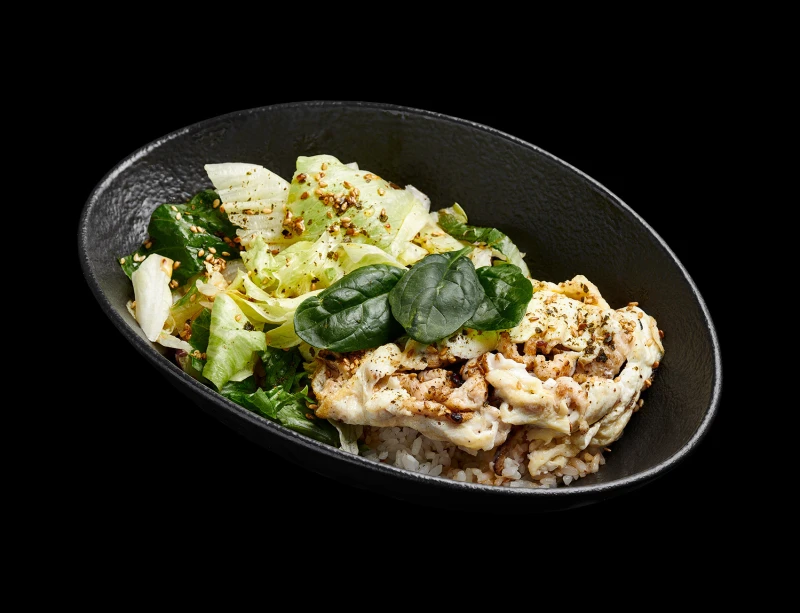 Окодояки с салатом