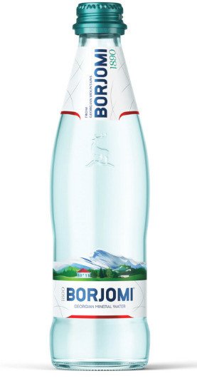 Боржоми вода минеральная газированная 0,5 л. С/б