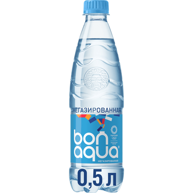 Бонаква вода негазированная, 0,5 л, ПЭТ