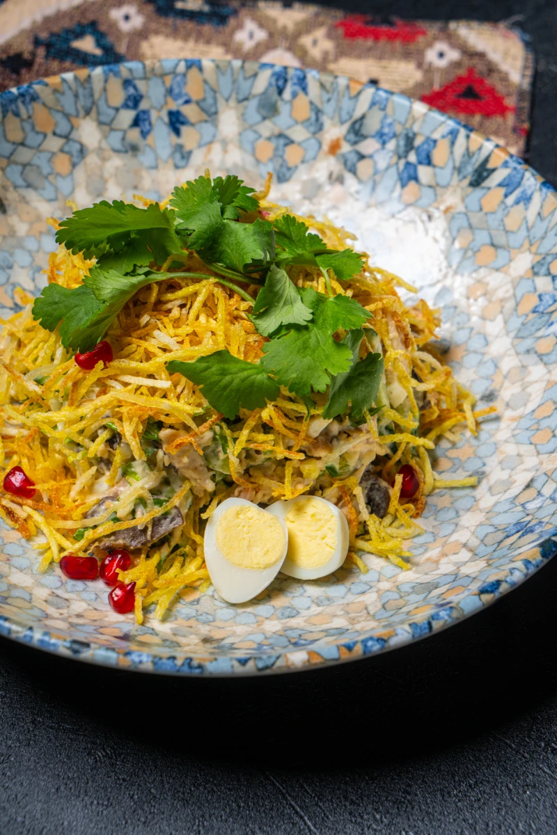 Салат с курочкой