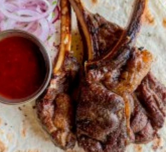 Шашлык из бараньей корейки