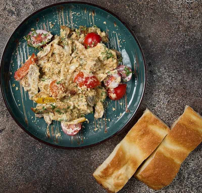 Курица с овощами
