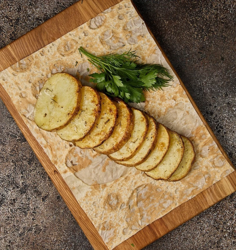 Картофель на мангале