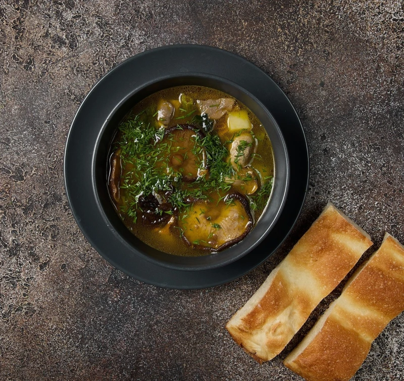 Суп грибной