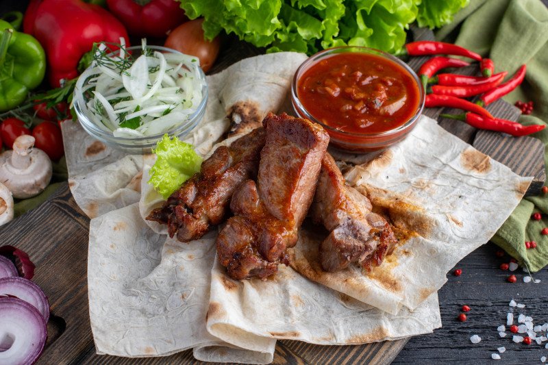 Шашлык из свинины (шея) 250 гр