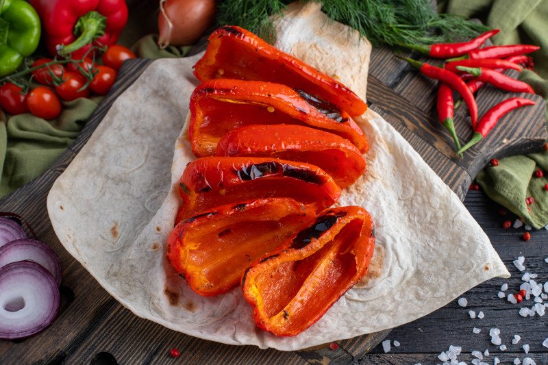 Болгарский перец на углях 100 гр