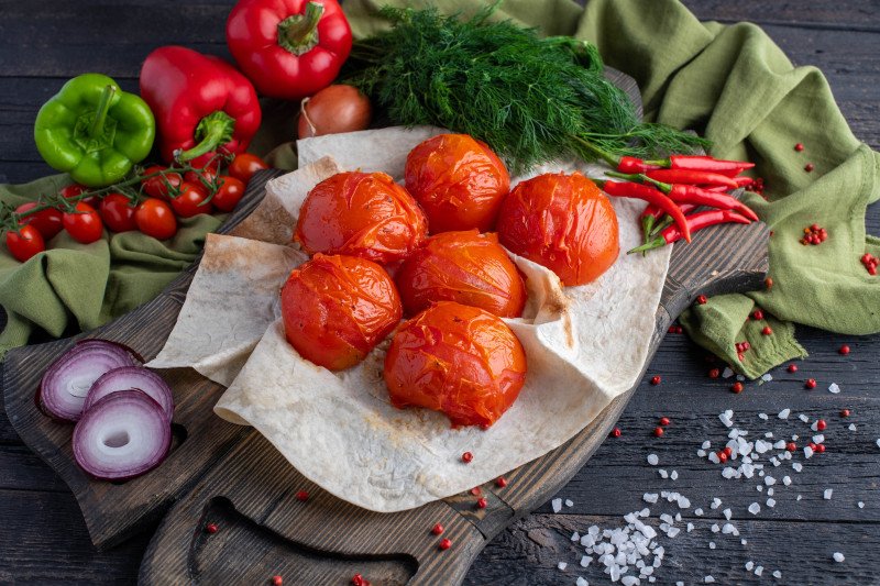 Помидоры на углях 100 гр