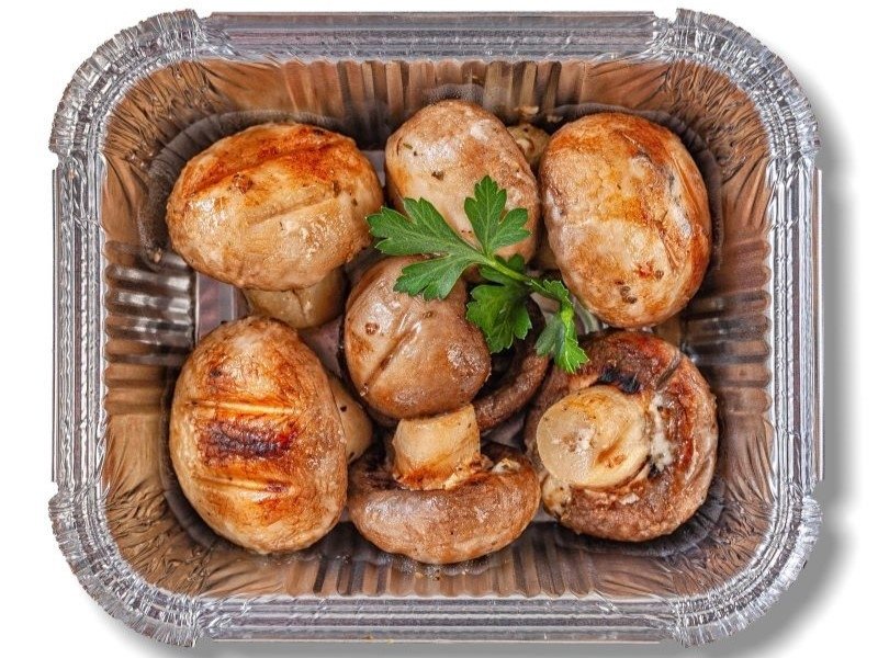 Шампиньоны на углях