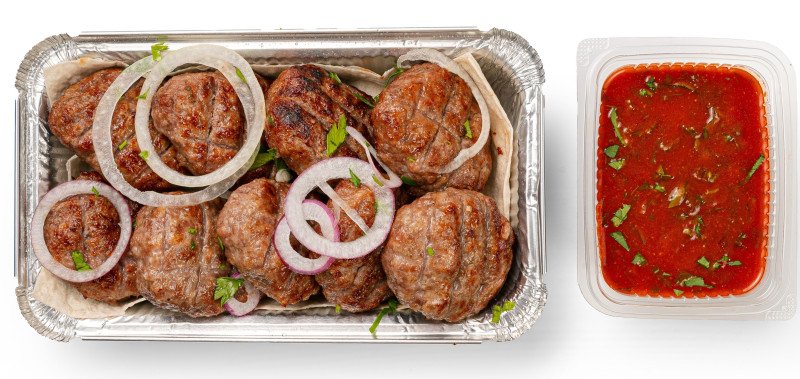 Полкило котлеток с мангала