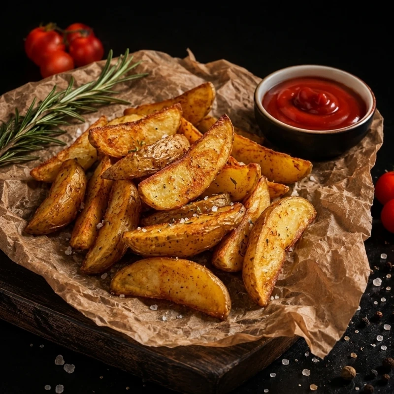Картофель по-деревенски 