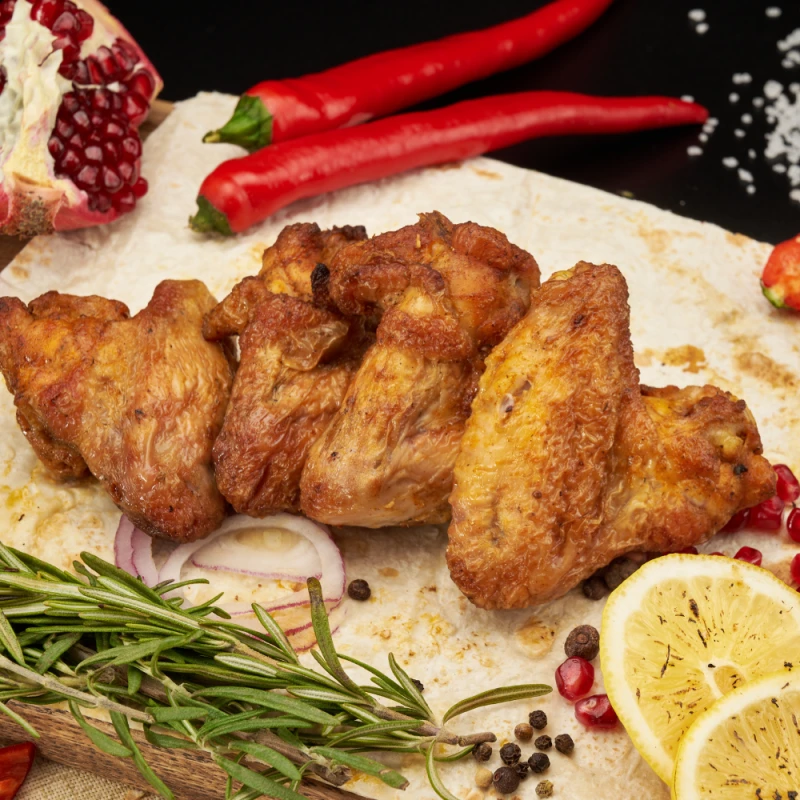 Шашлык из куриных крылышек