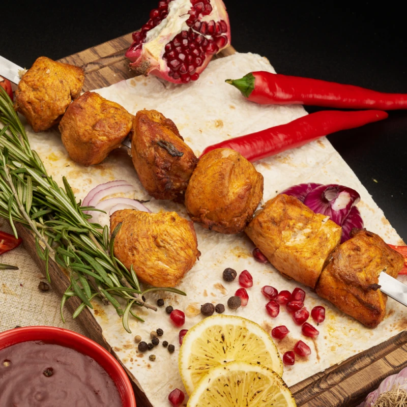 Шашлык из куриной грудки