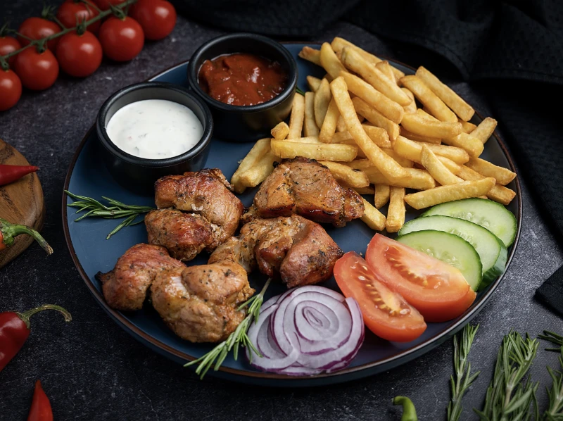 Комбо со свиной шеей