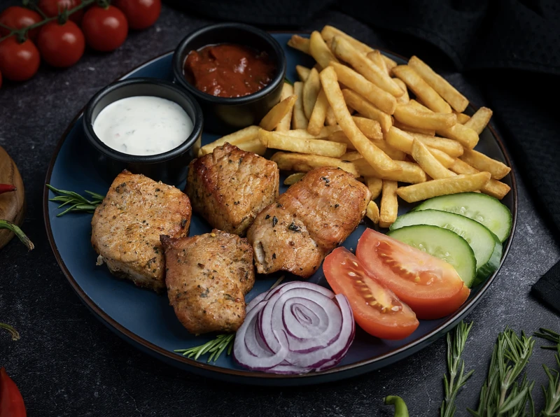 Комбо со свиным окороком