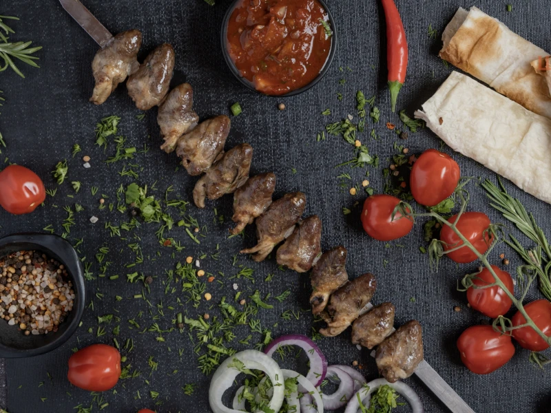 Куриные сердечки