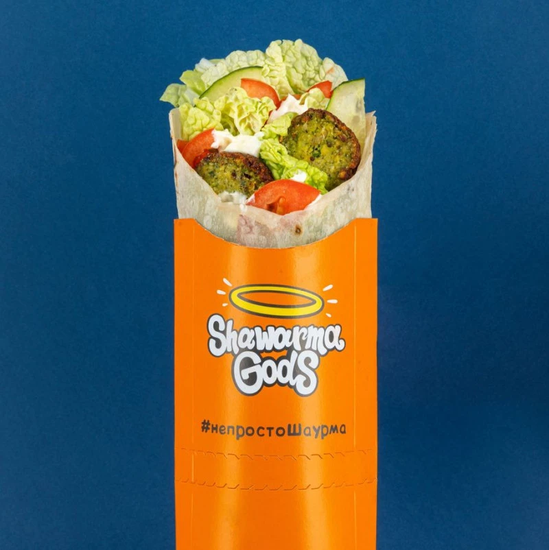Шаварма с фалафелем 