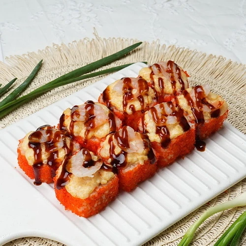 Запеченая калифорния с креветкой 