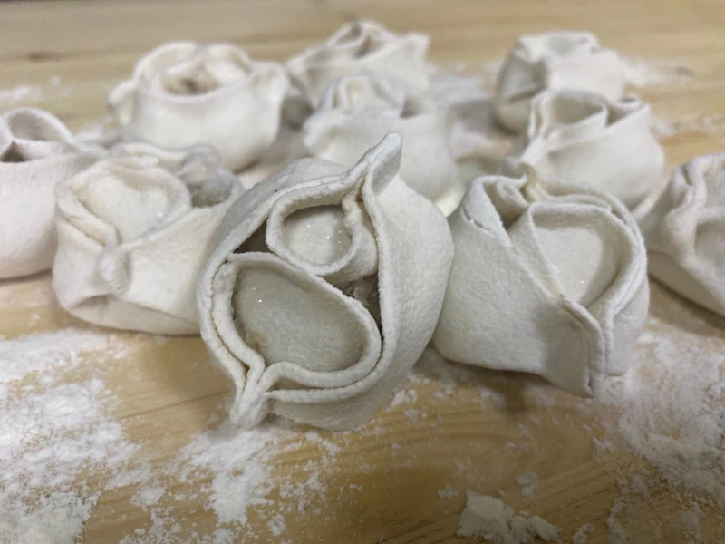 Манты свинина курица