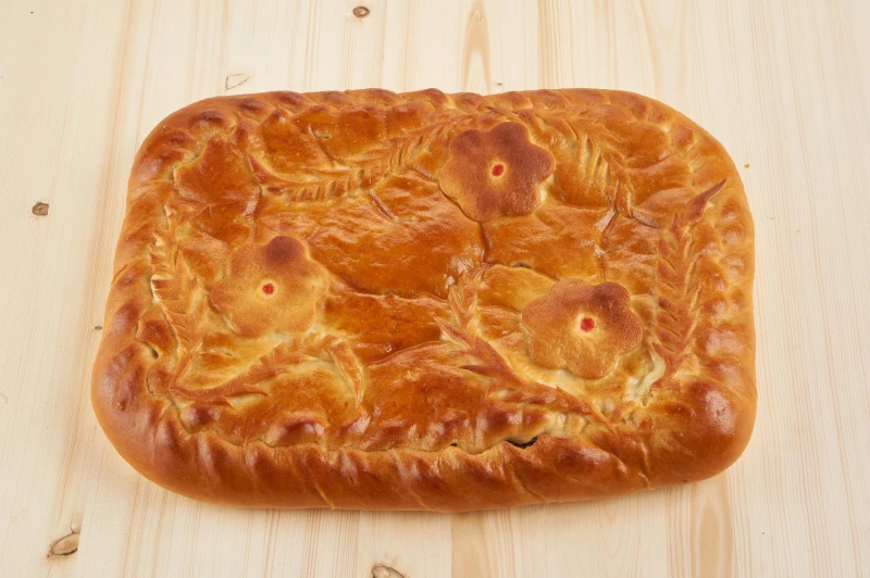 Пирог с мясом и картофелем