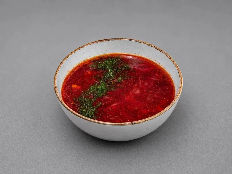 Борщ с курицей