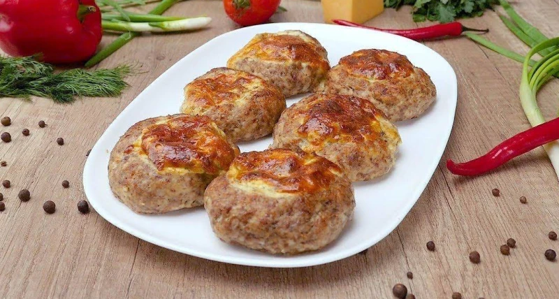  Гнёзда из свиного фарша