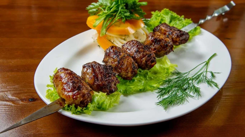 Шашлык из печени