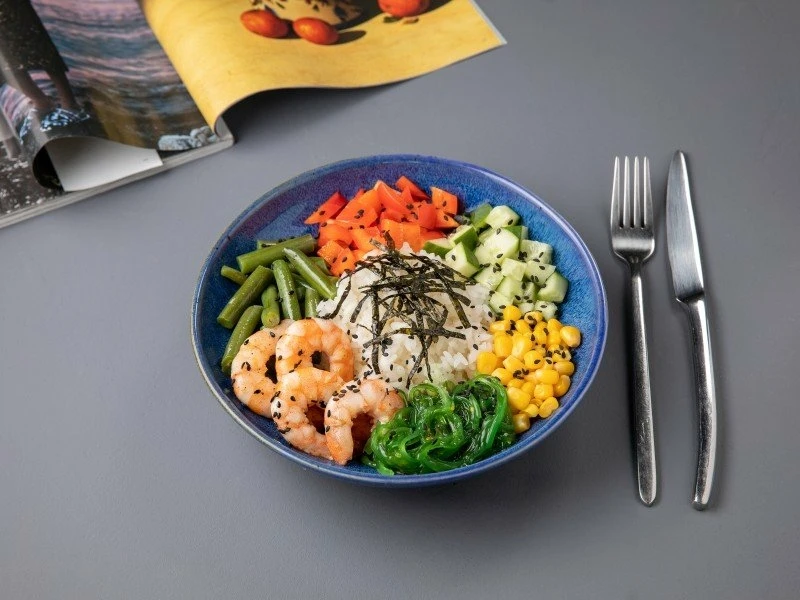 Поке с креветками