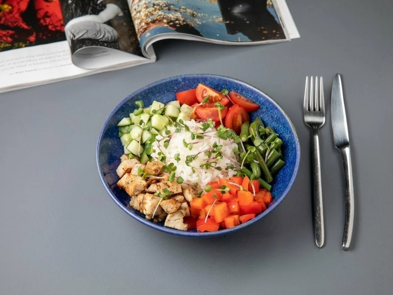 Поке с курицей